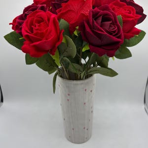 Valentines Day Roses, Rose Bouquet, Red Roses, artificial flowers, Rose Arrangement, Valentine’s Day flowers
