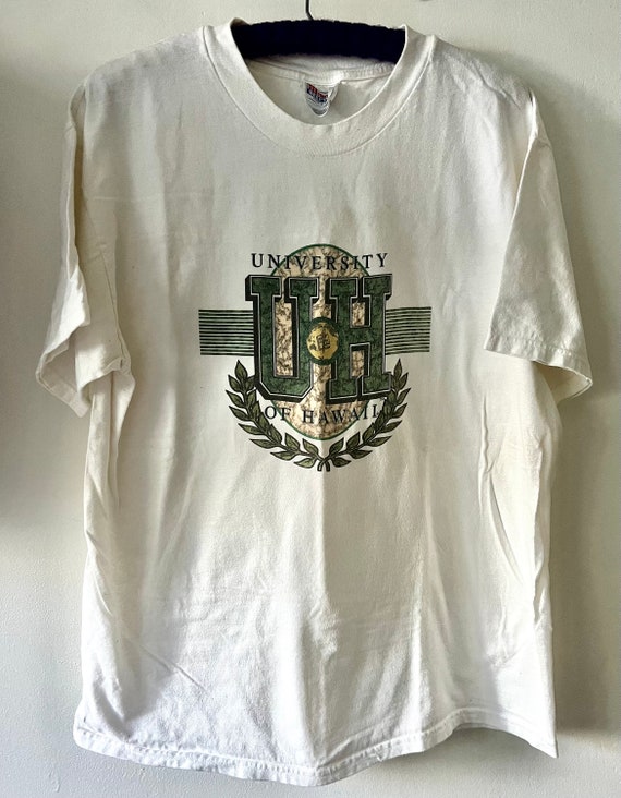 Vintage Univ. of Hawaii Logo T-Shirt 90’s Sz L