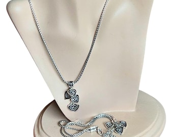 Brighton Vienna Hearts Necklace and Bracelet Set-Pre-Owned Retired