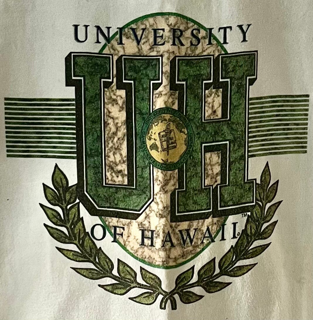 Vintage Univ. of Hawaii Logo T-shirt 90's Sz L - Etsy Canada