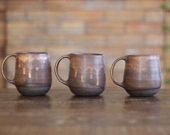 Taza Hokkori - Marrón amarillo oscuro