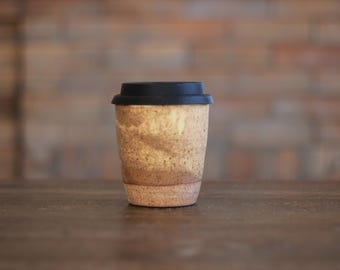 Vaso térmico de viaje - Amarillo mate