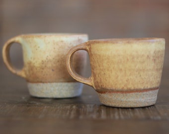 Short Mug Set - Matte Yellow