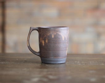 Tall Mug - Matte Brown Yellow