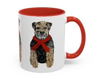 Kubek Walentynkowy Border Terrier Dog - Be Mine