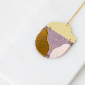INGEL pendant in Lilac with Olive and Blush
