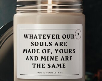 Wuthering Heights candle, Bookish Vintage Gift for her, Birthday, anniversary candle, Reading candle, novel reader, bookworm gift