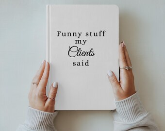 Funny Coworker Journal Gift, Leaving farewell colleague gift, Notebook for Coworker, Custom Sales Work gift, Unique Client Gift for her