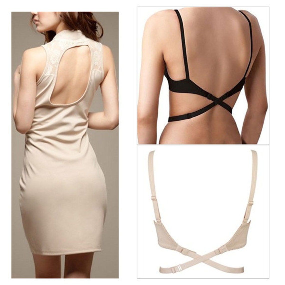 Low Back Bra Strap Converter Bra Extender Strap Adjustable Etsy