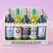 5 Miniature Wine Bottles Dollhouse Miniature Wine Case N161