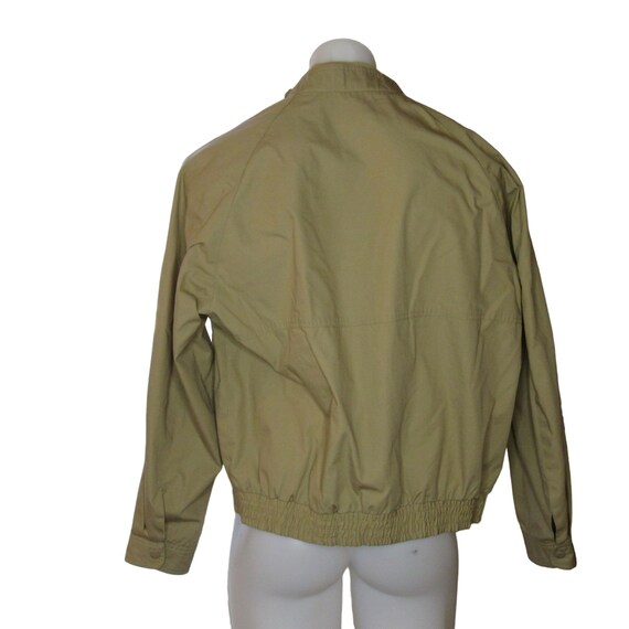 Vintage Barry Dolan Bomber Jacket Size Large Beig… - image 5