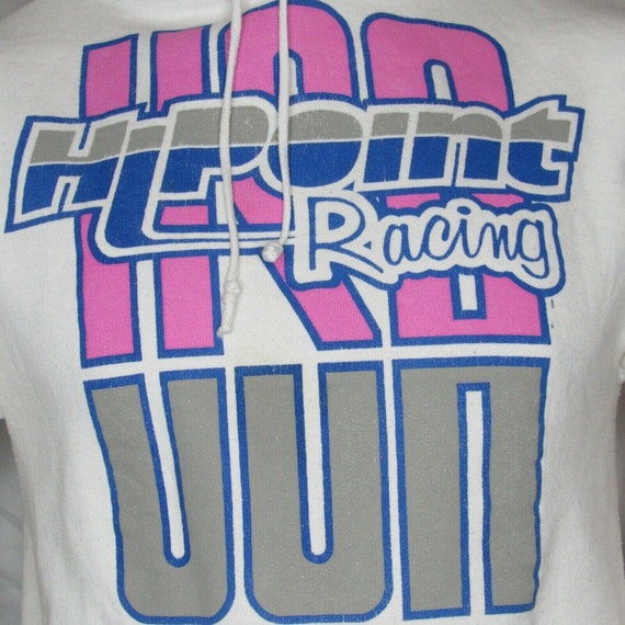 Vintage 80s 90s Hi Point Racing Hooded Sweatshirt