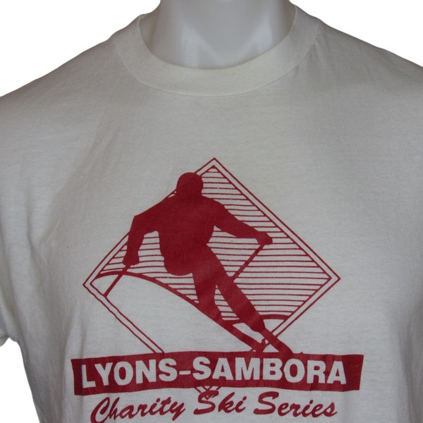 Vintage Screen Stars T Shirt Charity Ski Event Lyons Sambora Made in the USA