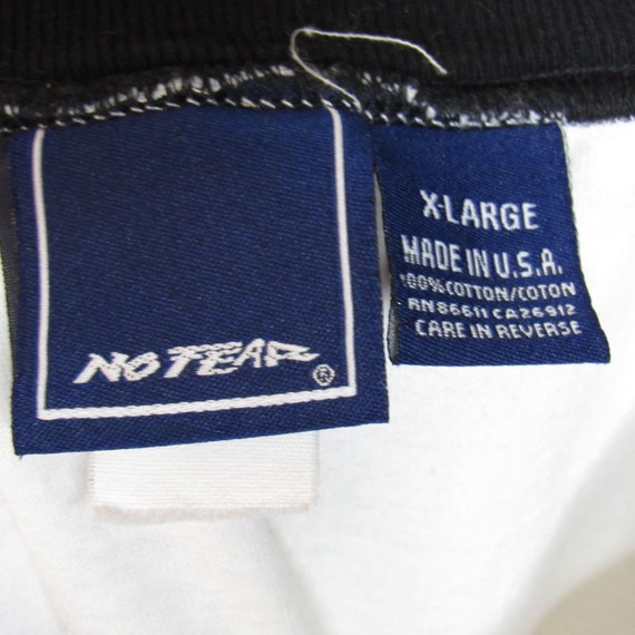 Vintage No Fear White Shirt Size XL Motocross Nac… - image 7