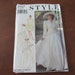 Style Sewing Pattern 2257 Wedding Gowns Jackets Skirts Size 8 to 18 ...