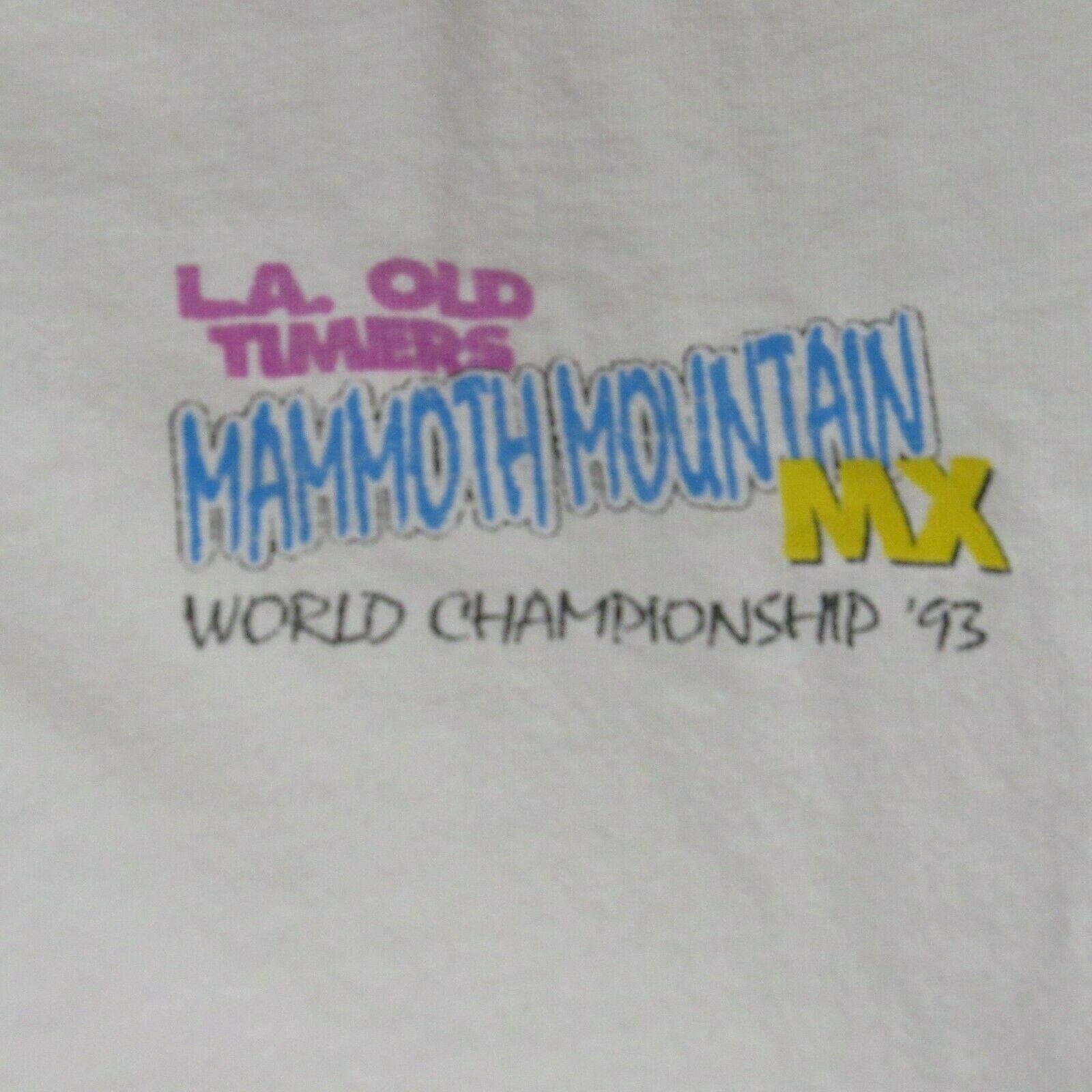 Vtg Mammoth Mountain 1993 MotoCross Tamaño XL LA Old Timers MX | Etsy