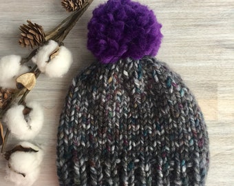 Toddler Knit Winter Hat (Ready To Ship)