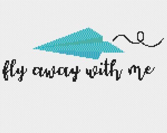 Fly Away With Me Cross Stitch Pattern