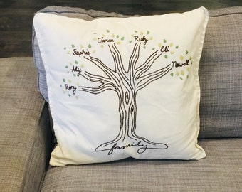 Customized Family Tree Cushion Cover