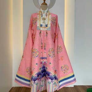 Flamingo Pink Nhat Binh Ao Dai Set: Traditional Vietnamese Wedding Dress