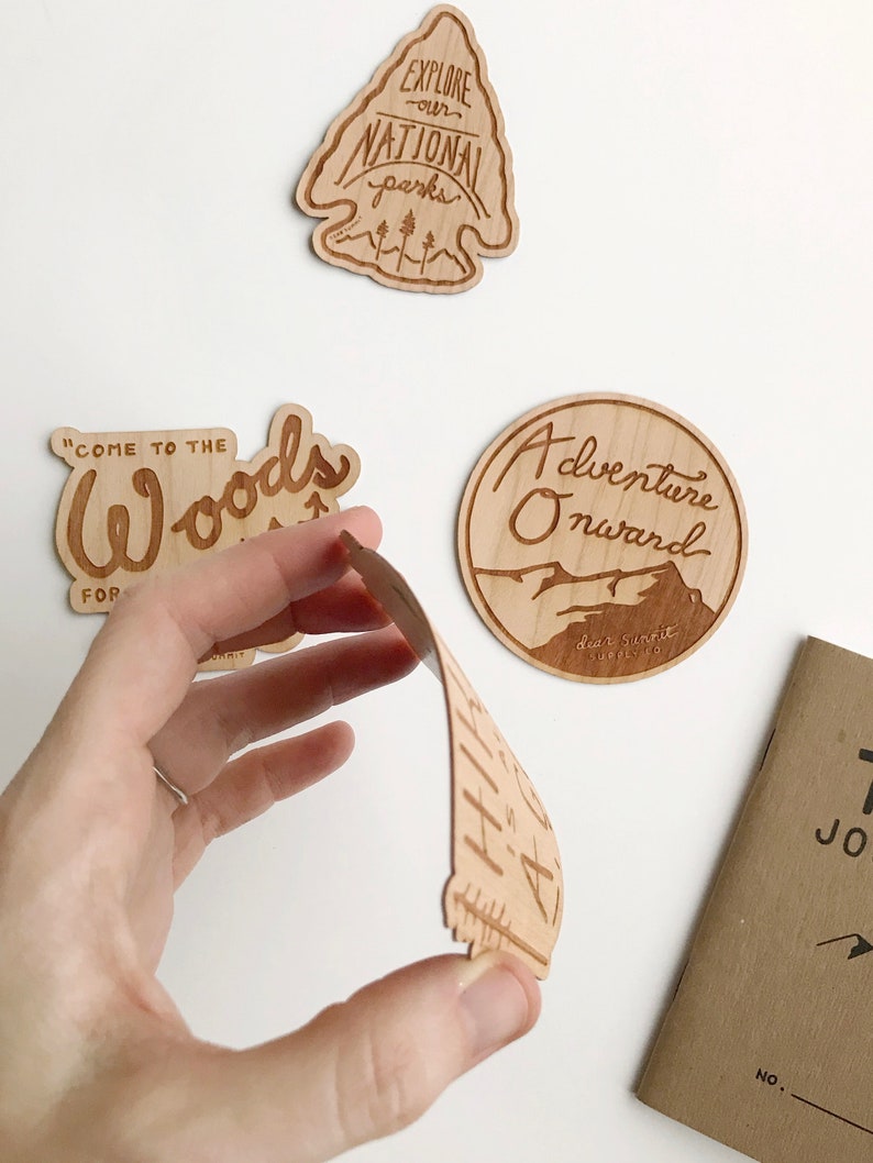 Ranger Man Wood Sticker. Sustainable National Park Ranger - Etsy