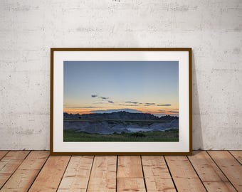 Badlands I | Park Narodowy | Fotografia Przyrodnicza | Krajobraz | Pobieranie Cyfrowe