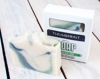 Blackberry Sage Soap | Handmade Soap | Homemade Soap | Artisan Soap | Cold Process Soap |