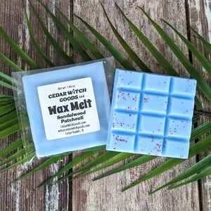 Sandalwood Patchouli Wax Melt Snap Bar | Plastic-Free