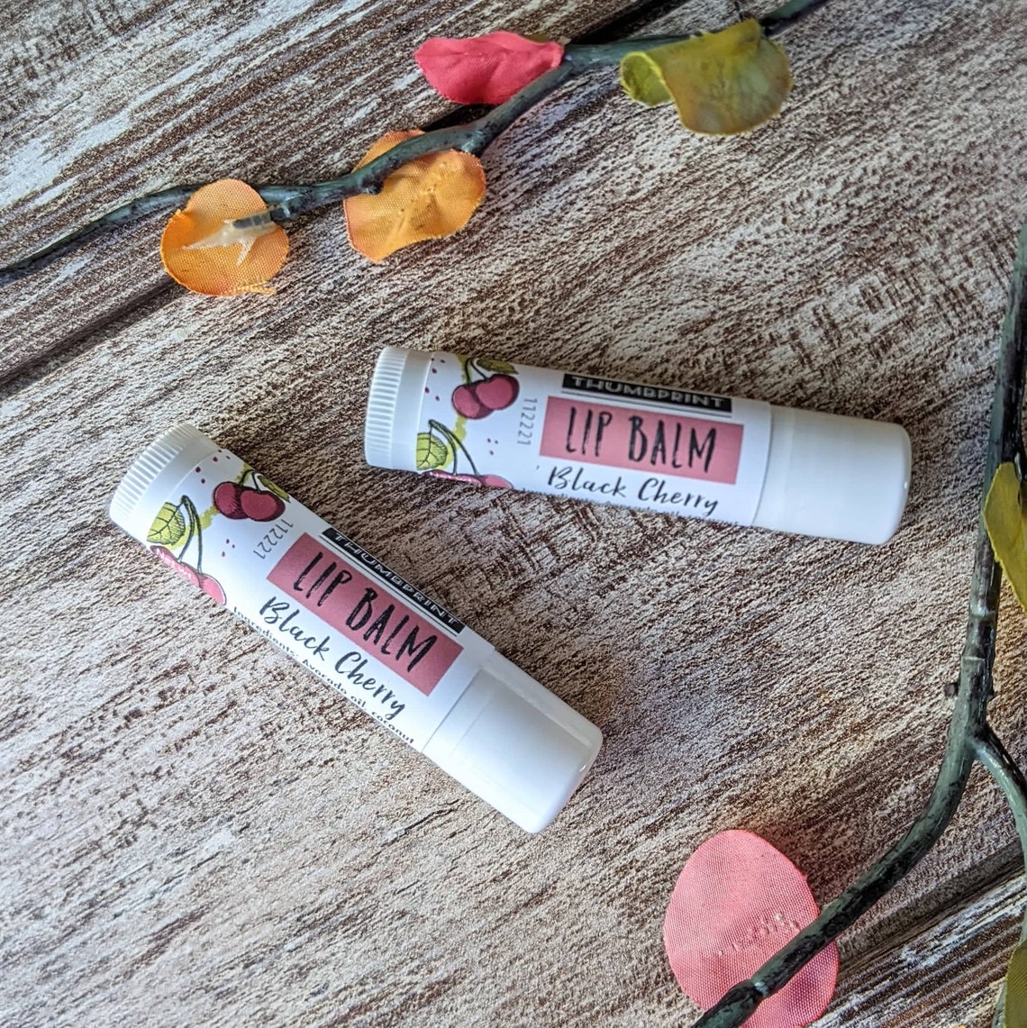Black Cherry Lip Balm Lanolin Lip Balm Unsweetened Lip Balm Etsy