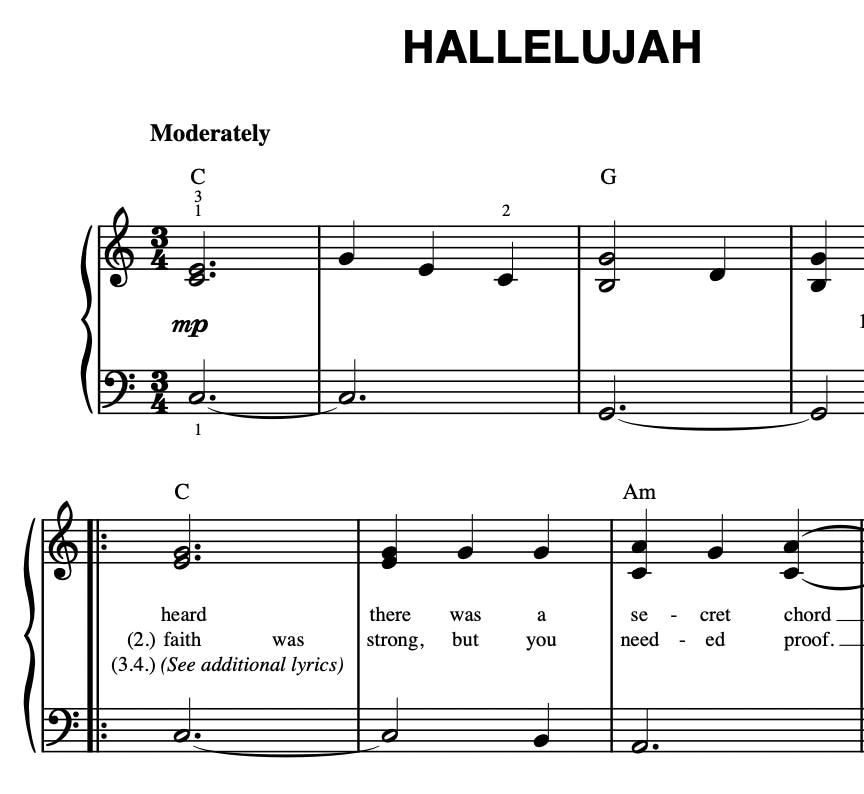 Hallelujah(ハレルヤ)＿CODE L MR] 할렐루야 Hallelujah ハレルヤ in C