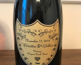 champagne labels etsy