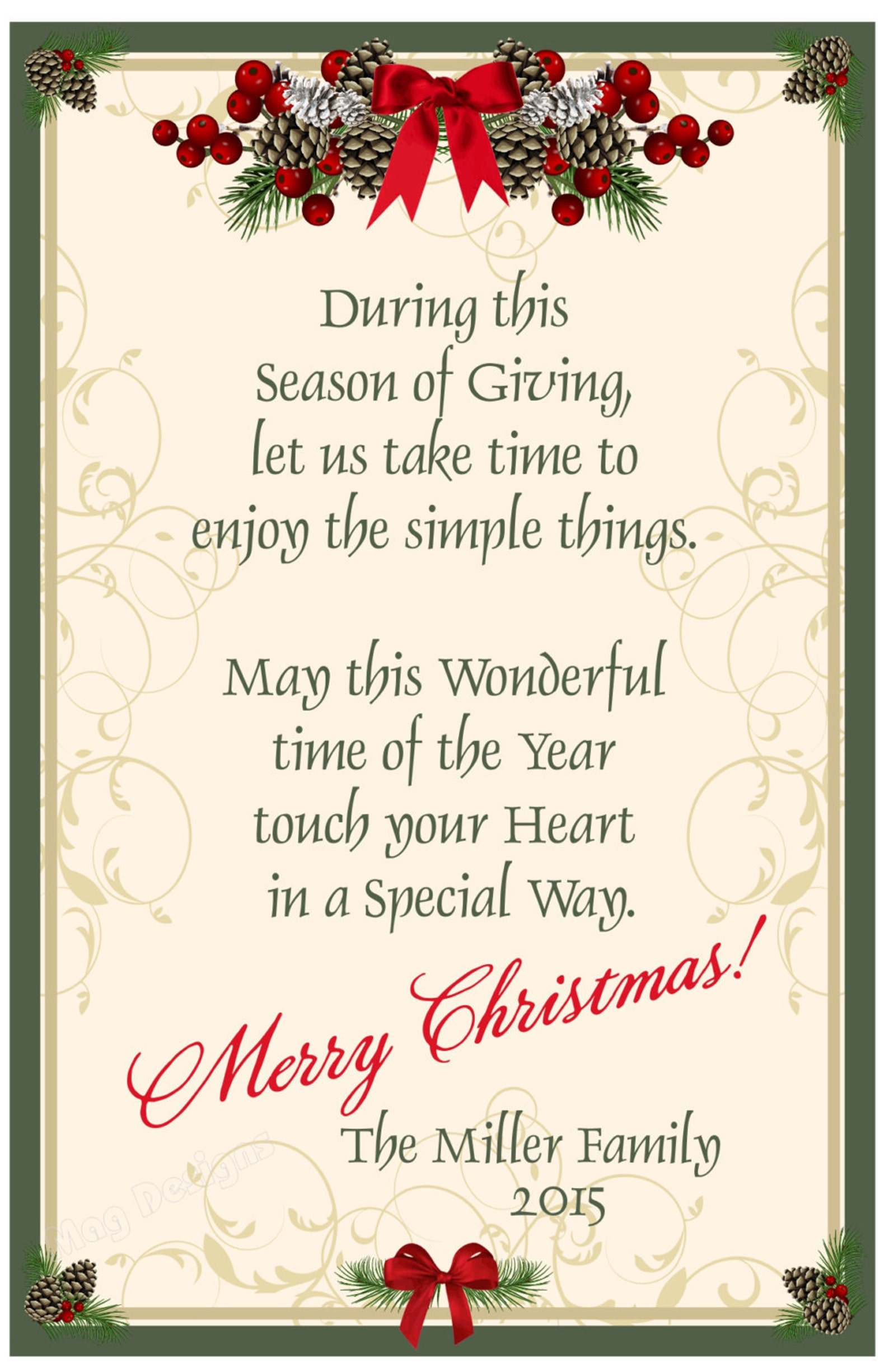 Christmas Wine Labels Holiday Wine Labels Labels for Wine | Etsy