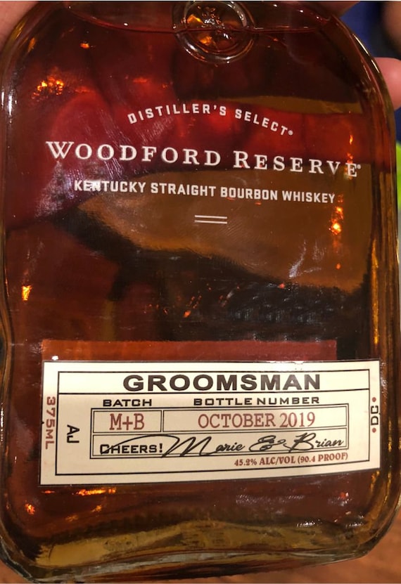 34 Woodford Reserve Custom Label Label Design Ideas 2020