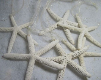 Starfish Christmas Ornaments - 6 Beachy Baubles for the Simple Life