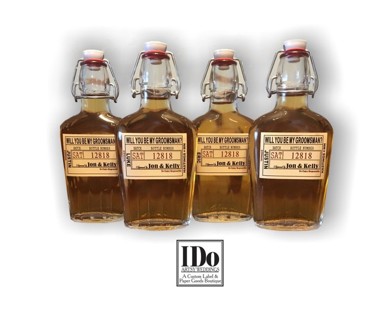 Liquor Flask for Groomsmen Wedding Flasks Groomsmen and Best Etsy
