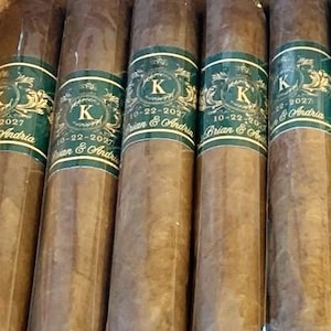 Custom Wedding Cigar Bands, Elegant Cigar Labels, Wedding Cigar Bar Initial Labels, Classy Cigar Wraps, Personalized Cigar Bands Cigar Lover