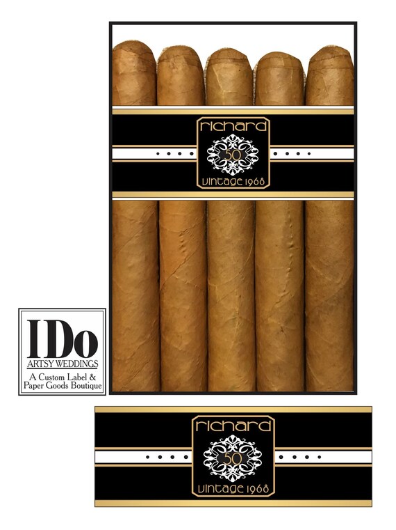 Download Tattoo Cigar Bands Custom Printed For You Birthday Cigar Labels For Your Party Theme Tat Design Cigar Bands By I Do Artsy Weddings Catch My Party