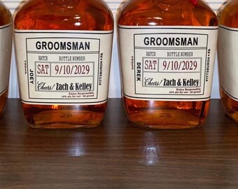Be my Groomsman - Wedding Party Labels - Proposal for Groomsmen - Best Man + Groomsmen Box - Made to fit Makers