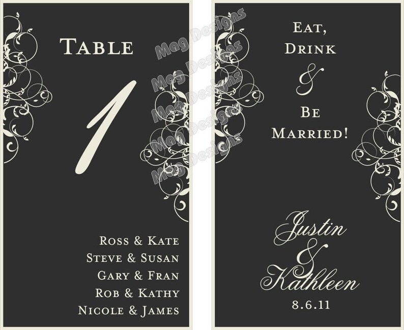 Wine Bottle Table Numbers for Weddings and Engagements Wine Label Placecards Elegant Table Numbers