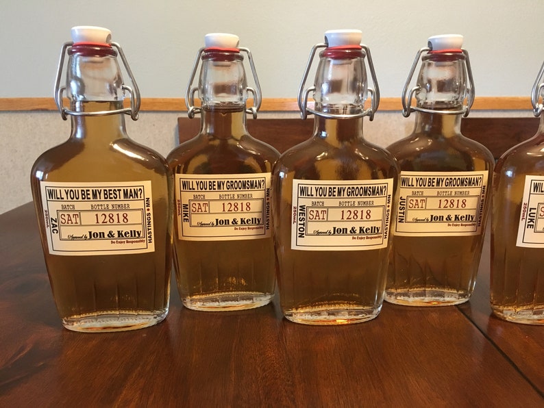 Liquor Flask for Groomsmen Wedding Flasks Groomsmen and Best Etsy