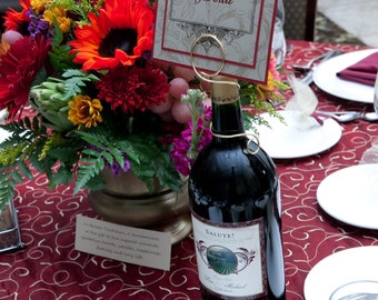 Vineyard Wedding with your Vineyard Location Wine or Champagne Labels Napa Valley or yours