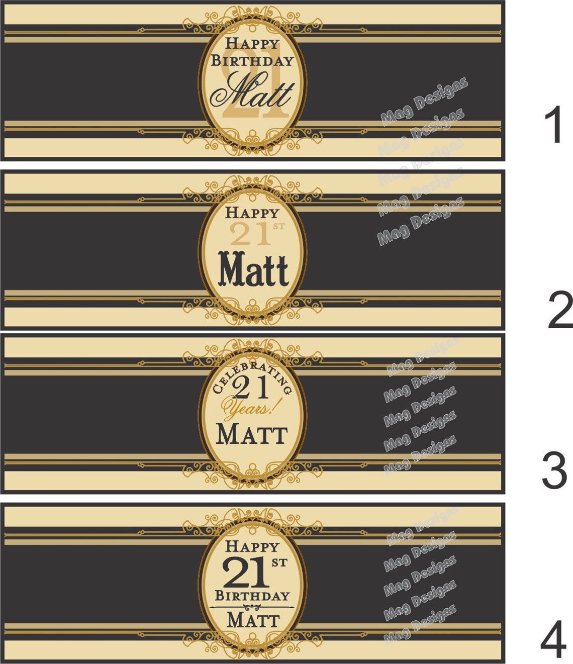 Birthday Cigar Bands Wedding Cigar Bands Custom Cigar - Etsy