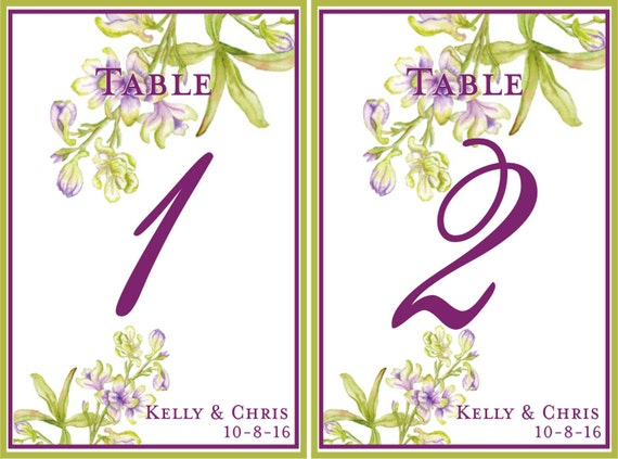 Wine Label Table Numbers Orchids Wine Bottle Labels Customizable Wine Label Table Numbers Orchids Wine Bottle Labels Customizable