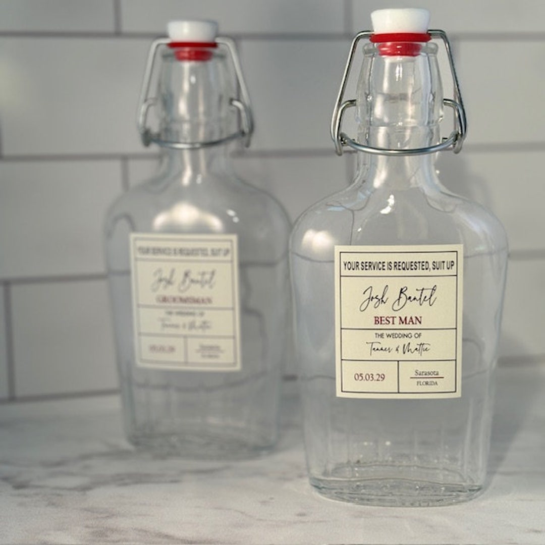 Groomsmen Proposal Label, Custom Best Man Gift, Officiant Proposal Gift ...