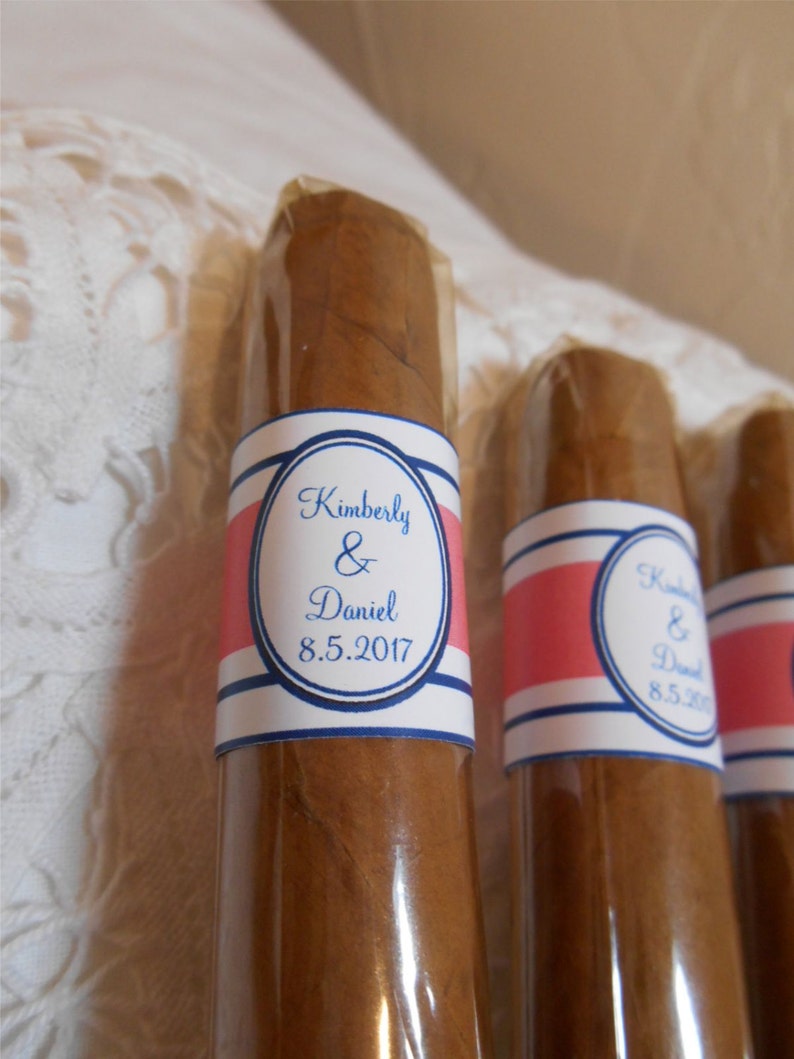 Custom Cigar Bands Wedding Cigar Labels Cigars for Etsy