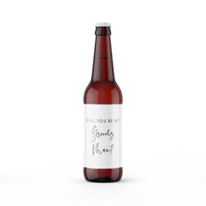 Groomsmen Gift, Groomsman Proposal, Custom whiskey label, Best man gift, Man of Honor gift, Usher Proposal, Father of the Groom