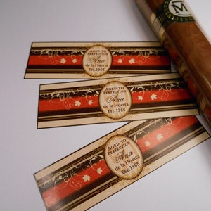 Birthday Cigar Bands - Cigar Bands - Custom Cigar Bands -  Cigar Bar Bands