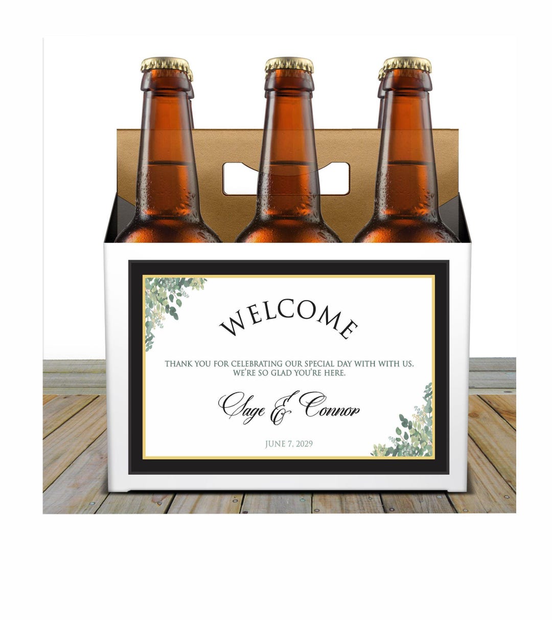 Wedding Welcome Boxes for Guests - Easy Pop Open - Hotel Guest Carrier ...