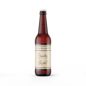 Custom Beer Bottle Labels to coordinate with your Beer Carton Only - 2 labels