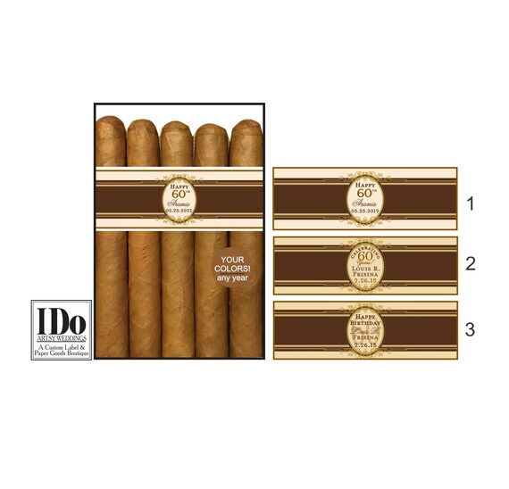 Download Custom Cigar Bands Happy Birthday Cigars Wedding Party Labels Cigar Stickers Custom Birthday Cigar Bands 16 Bands By I Do Artsy Weddings Catch My Party